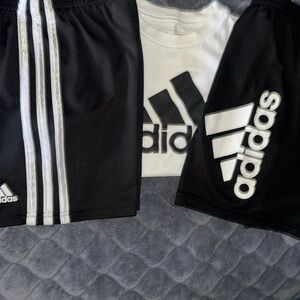 Adidas Kids' Tee and shorts